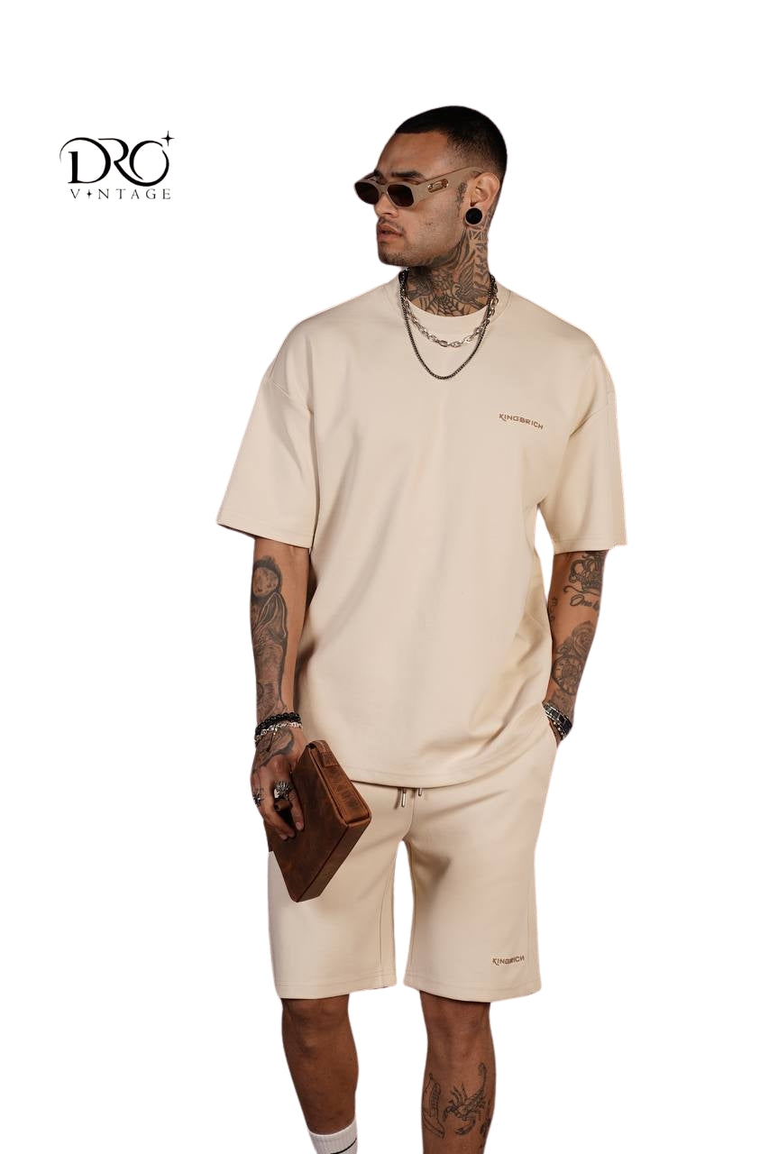 T-Shirt and Linen Shorts