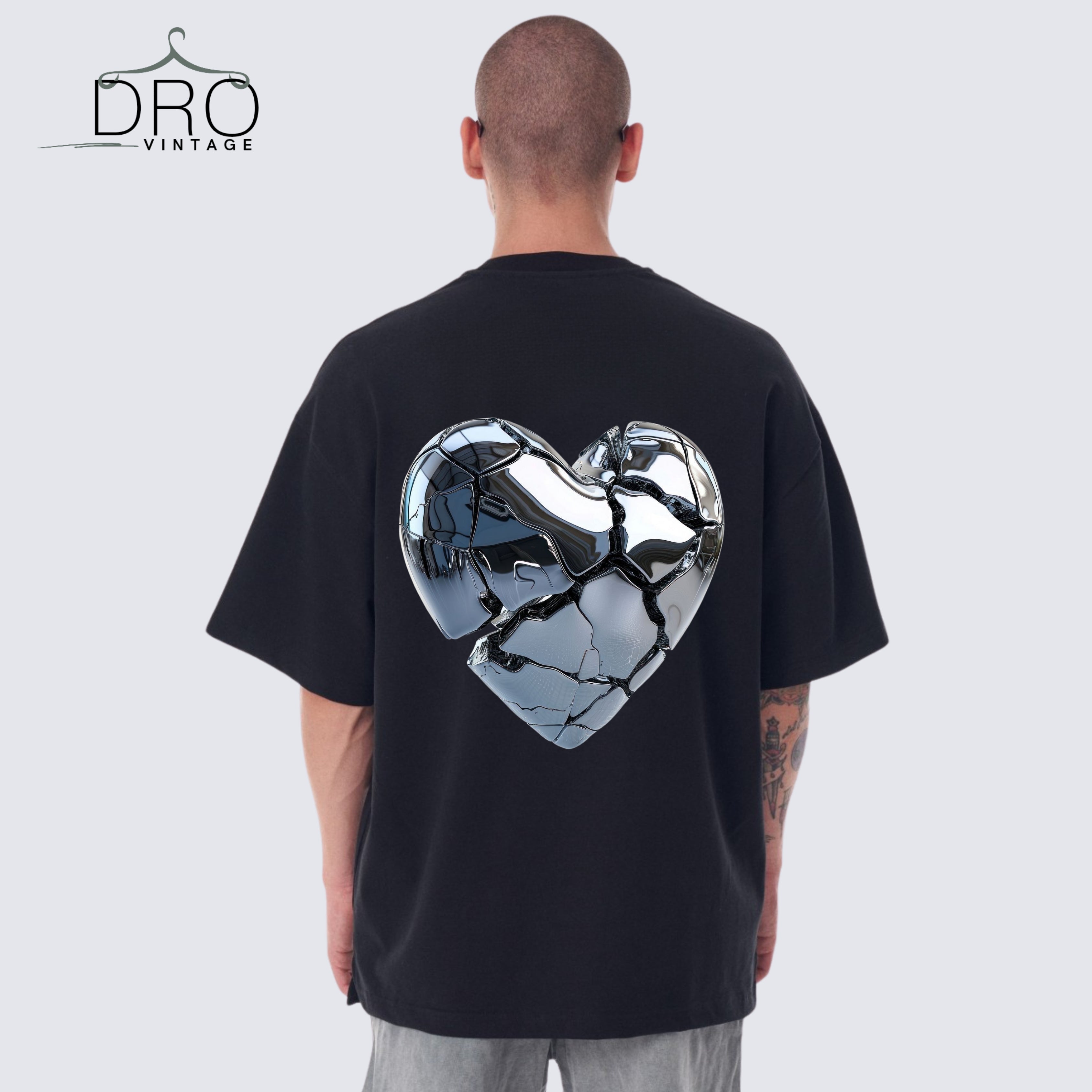 New 2025 Heart Broken 3D Printed T-shirt - DRO Vintage