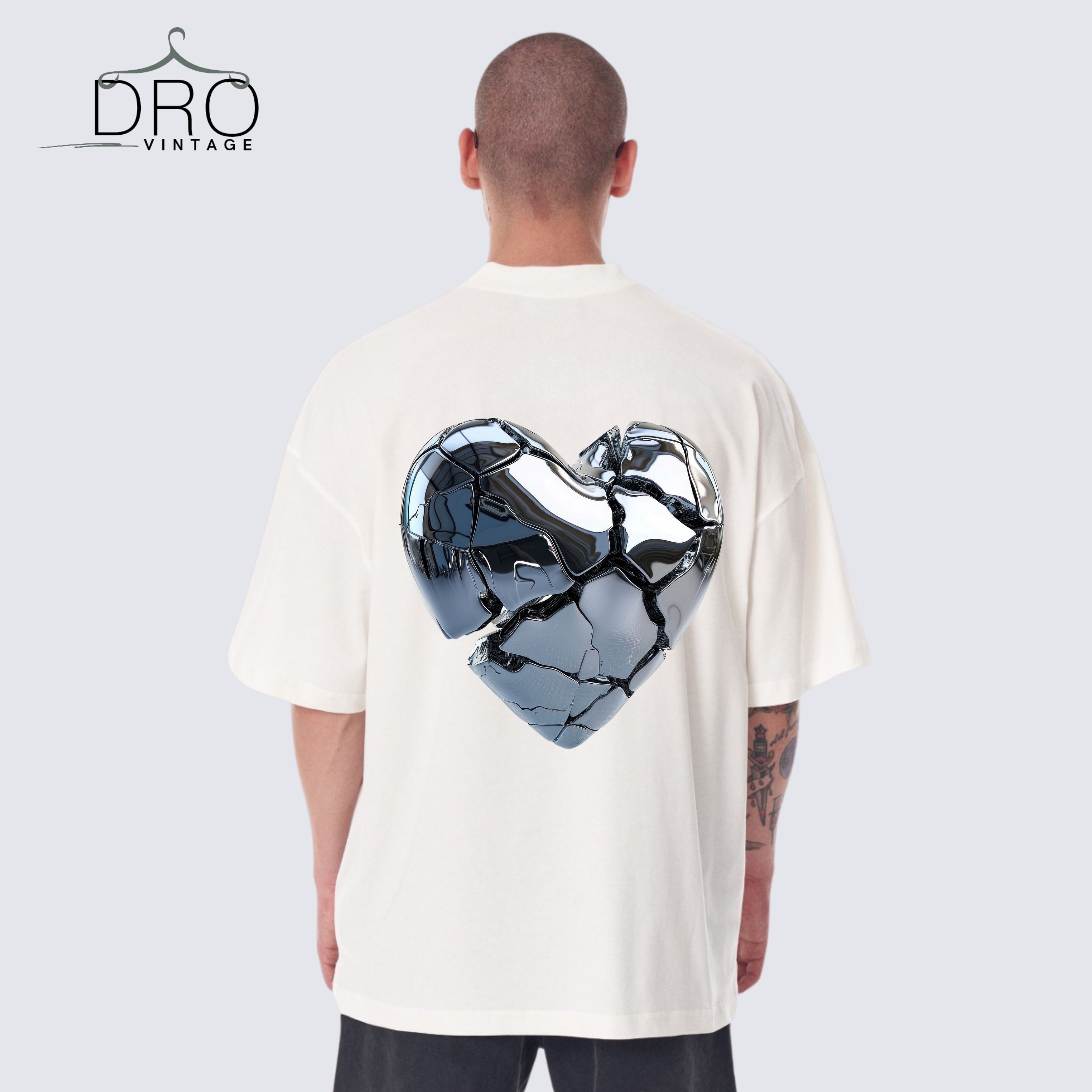 New 2025 Heart Broken 3D Printed T-shirt - DRO Vintage