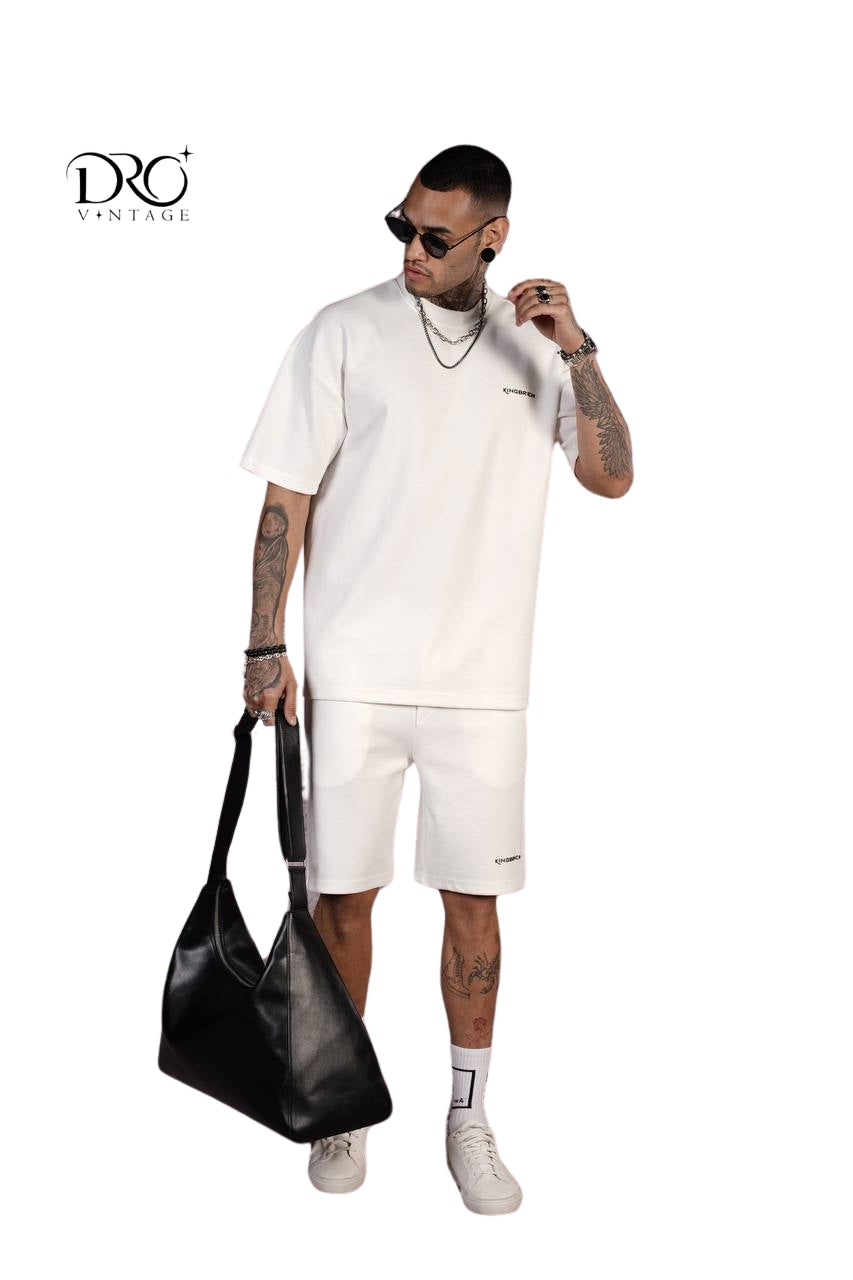 T-Shirt and Linen Shorts