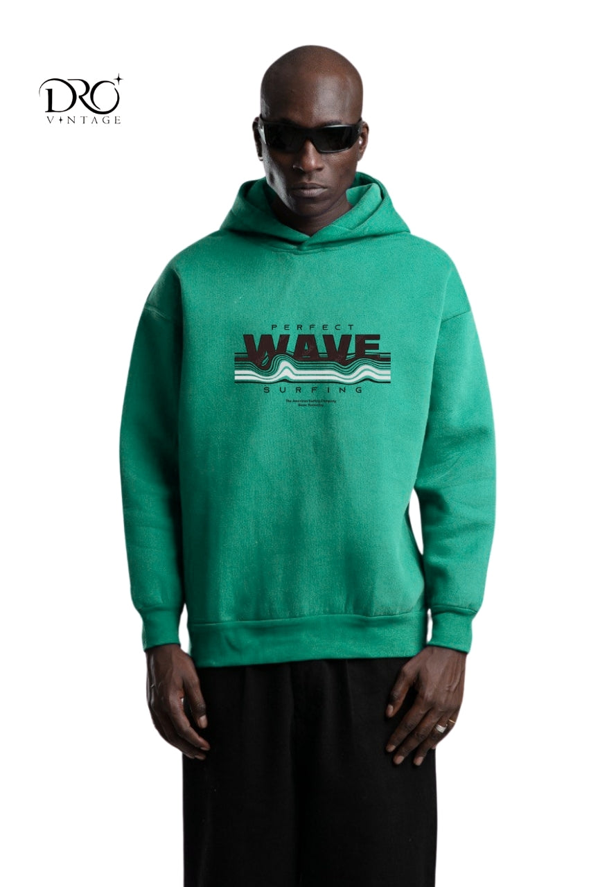 Dro Vintage Perfect Wave Surfing Hoodie