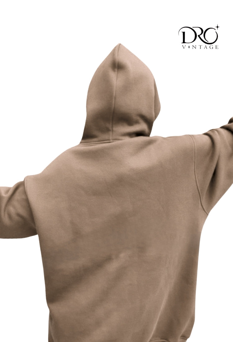 Dro Vintage Floral Kangaroo Hoodie