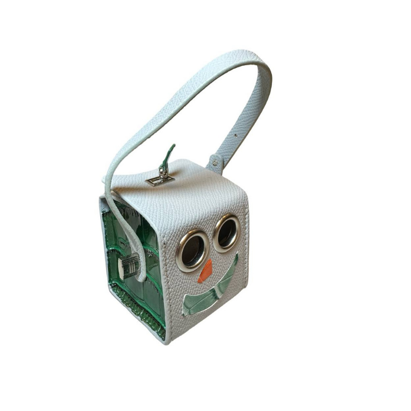 Mini Croc-Embossed Handbag Charms – Stylish and Functional Accessories