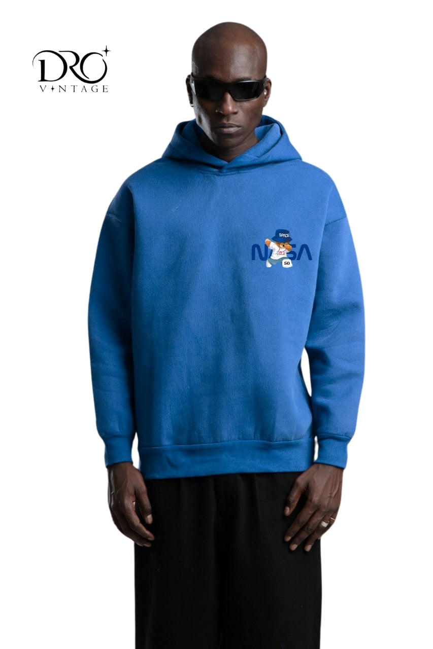 Dro Vintage NASA Bear Space Hoodie