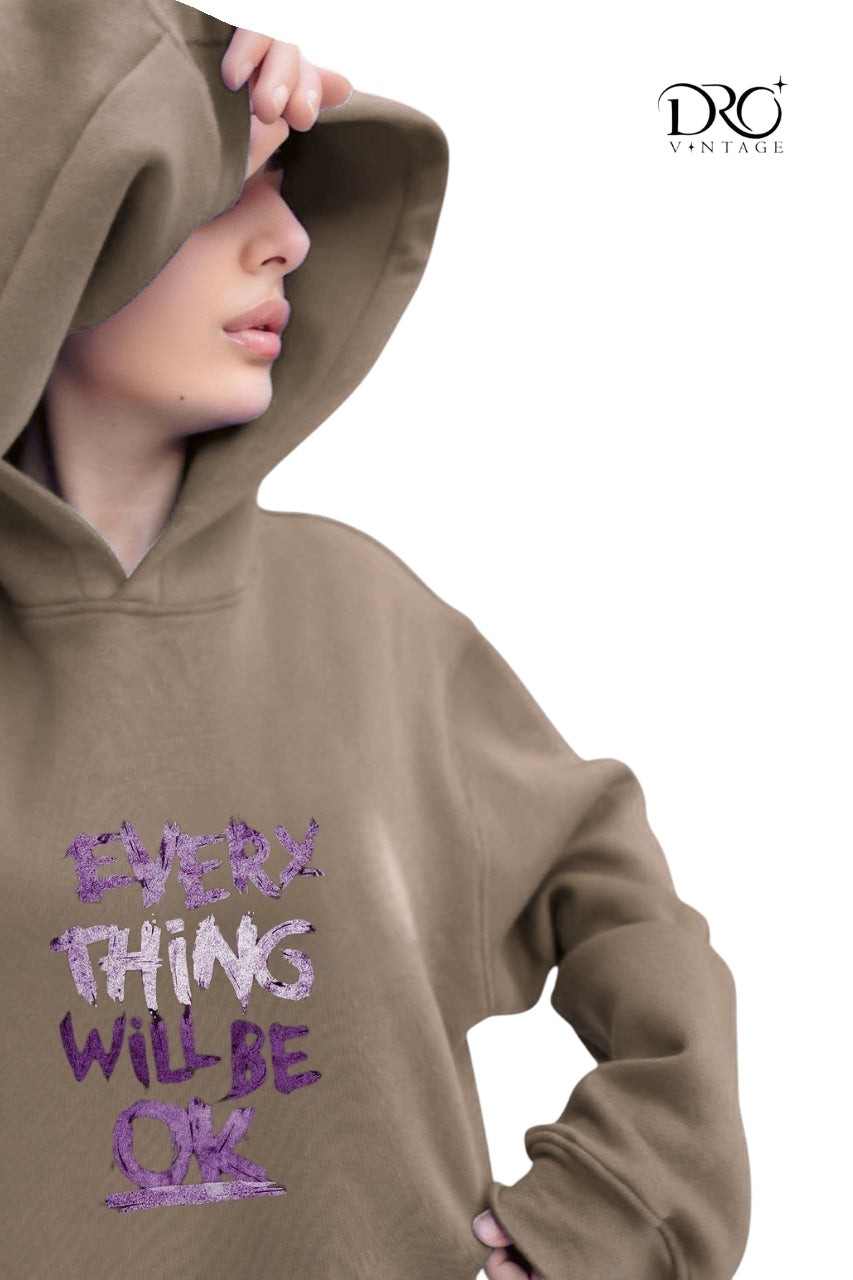 Dro Vintage Everything Will Be OK Hoodie