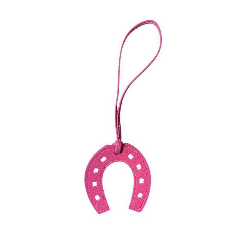 Horseshoe Leather Bag Charm – A Symbol of Style and Luck