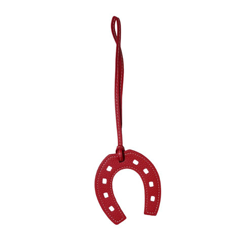 Horseshoe Leather Bag Charm – A Symbol of Style and Luck