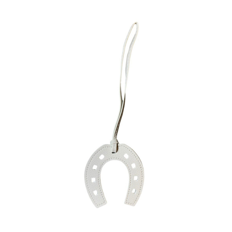 Horseshoe Leather Bag Charm – A Symbol of Style and Luck