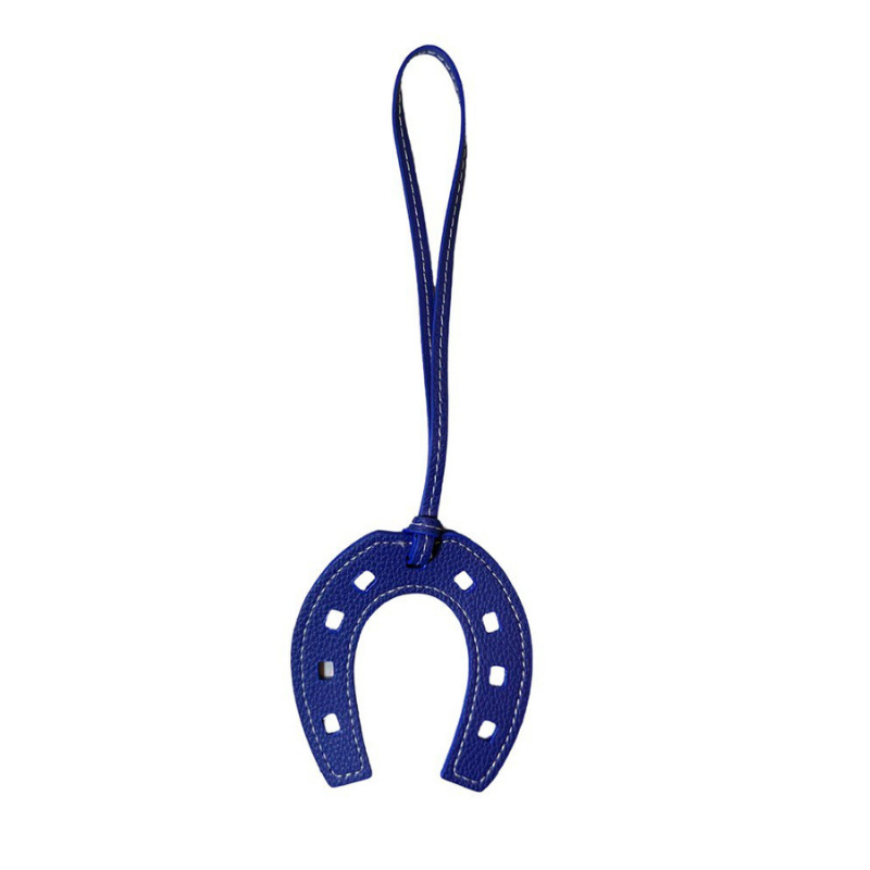 Horseshoe Leather Bag Charm – A Symbol of Style and Luck