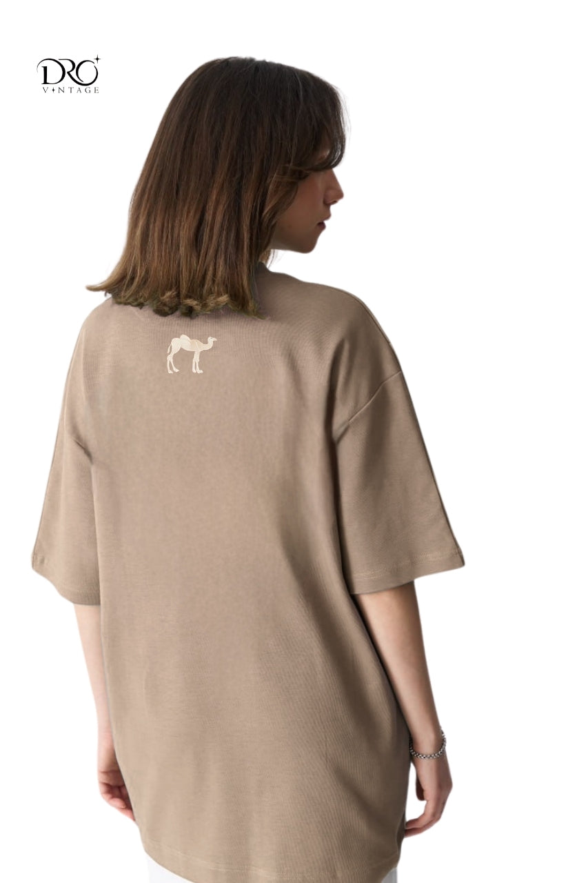 Dro Vintage Camel Graphic T-Shirt