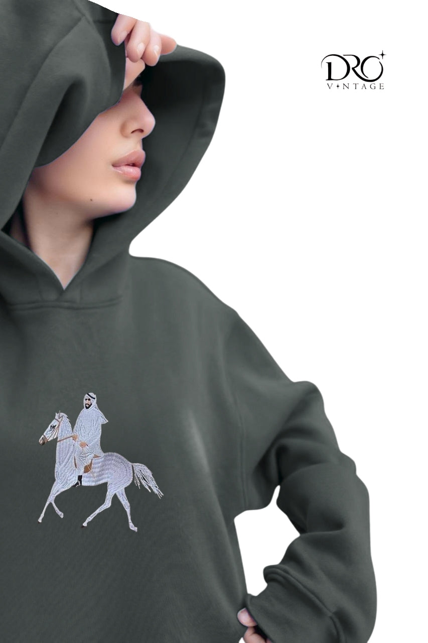 Dro Vintage Horse Rider Hoodie