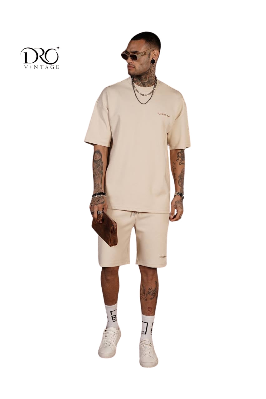 T-Shirt and Linen Shorts