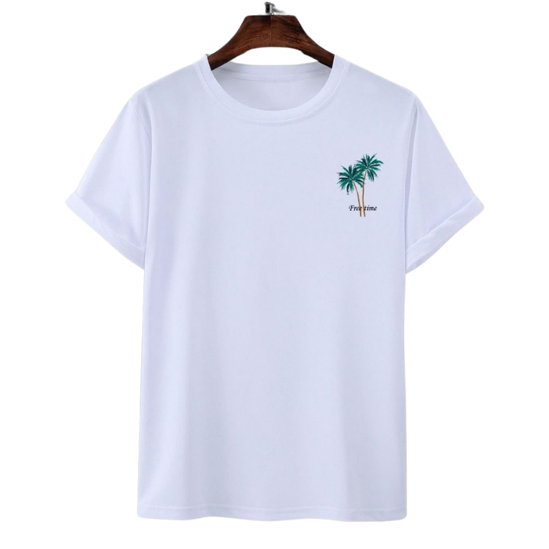 T-Shirt - Palm with Free Time phrase