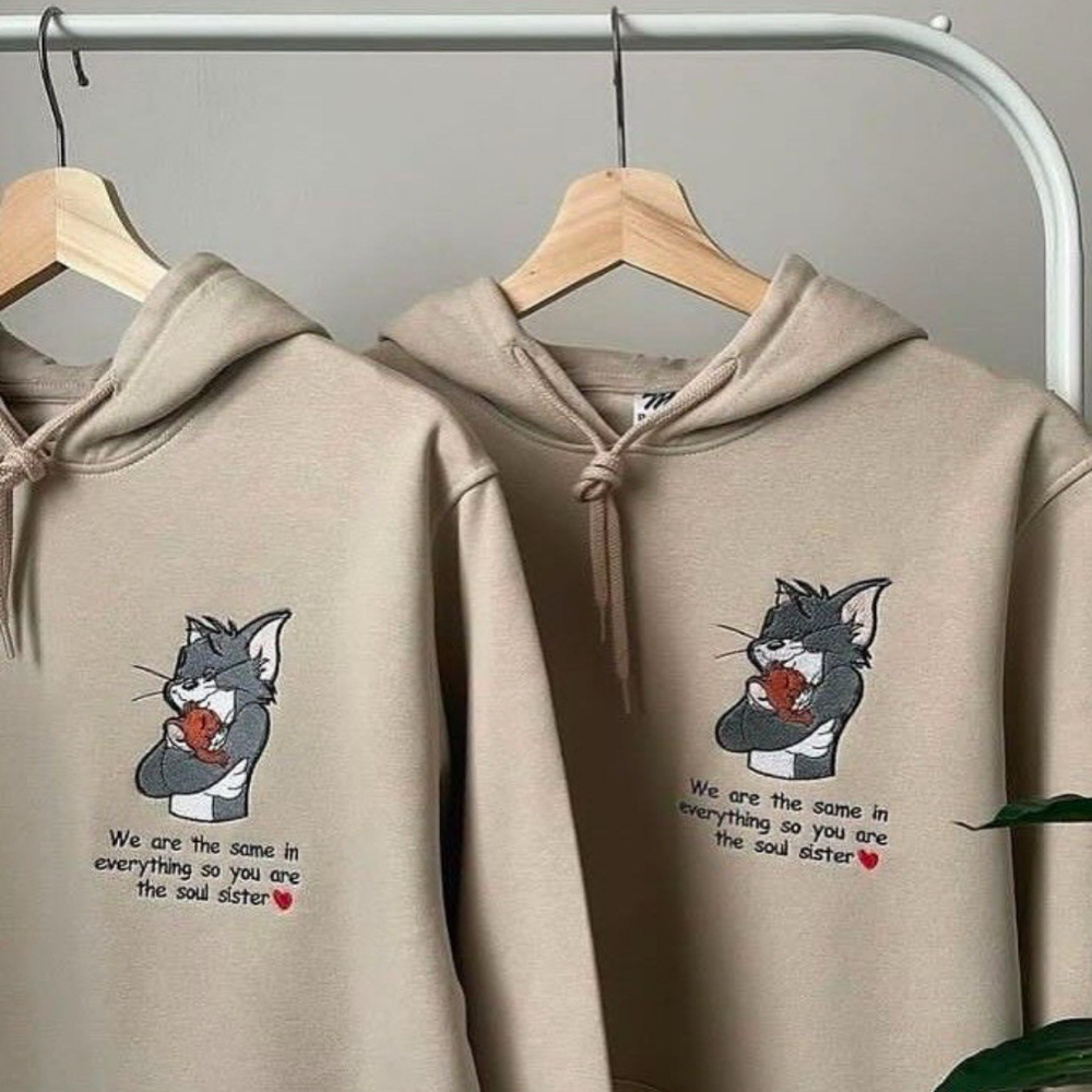 Couples Hoodie - Tom & Jerry | Comfortable & All Season Wear