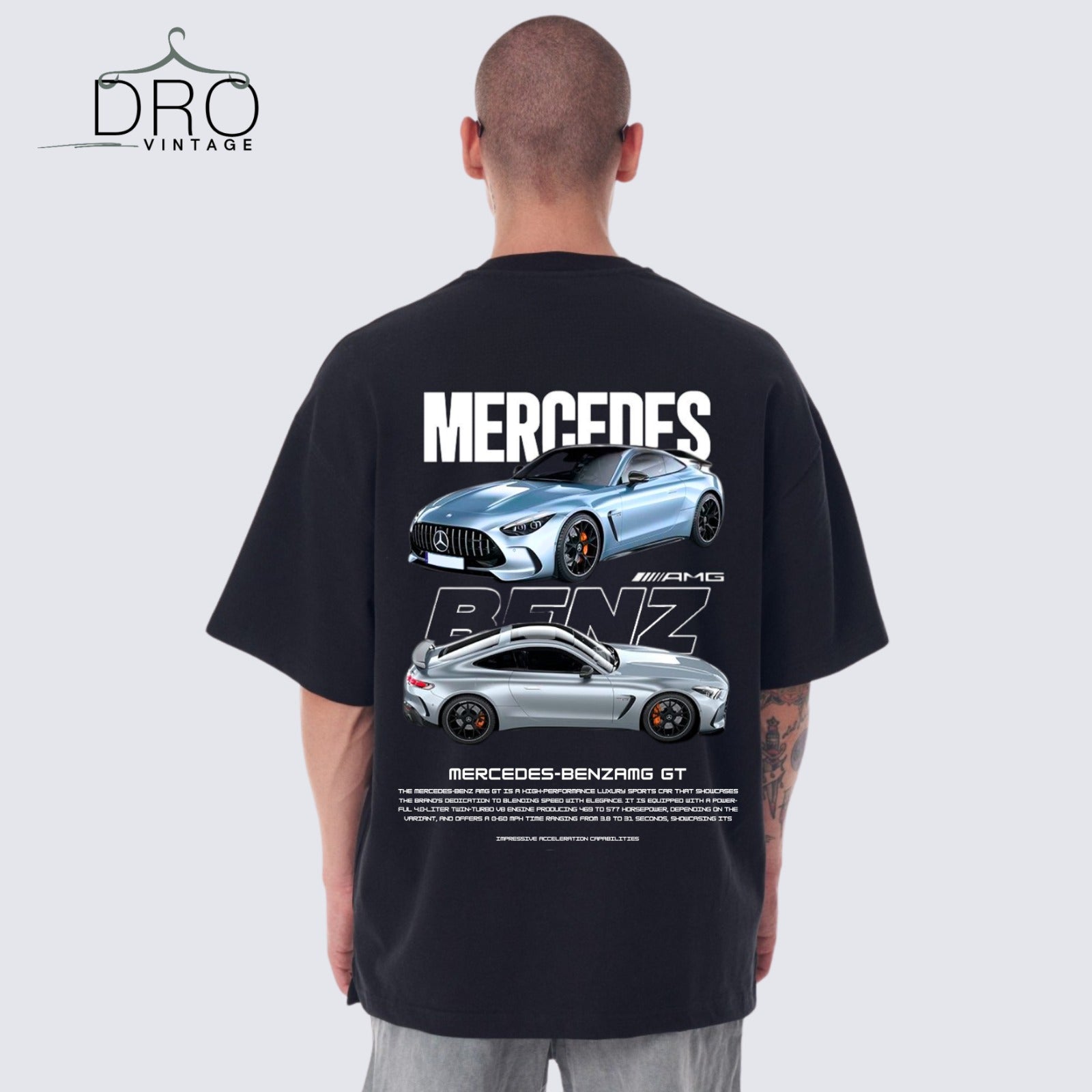 Mercedes-Benz AMG GT T-shirt – Luxury Car Graphic Tee | DRO Vintage