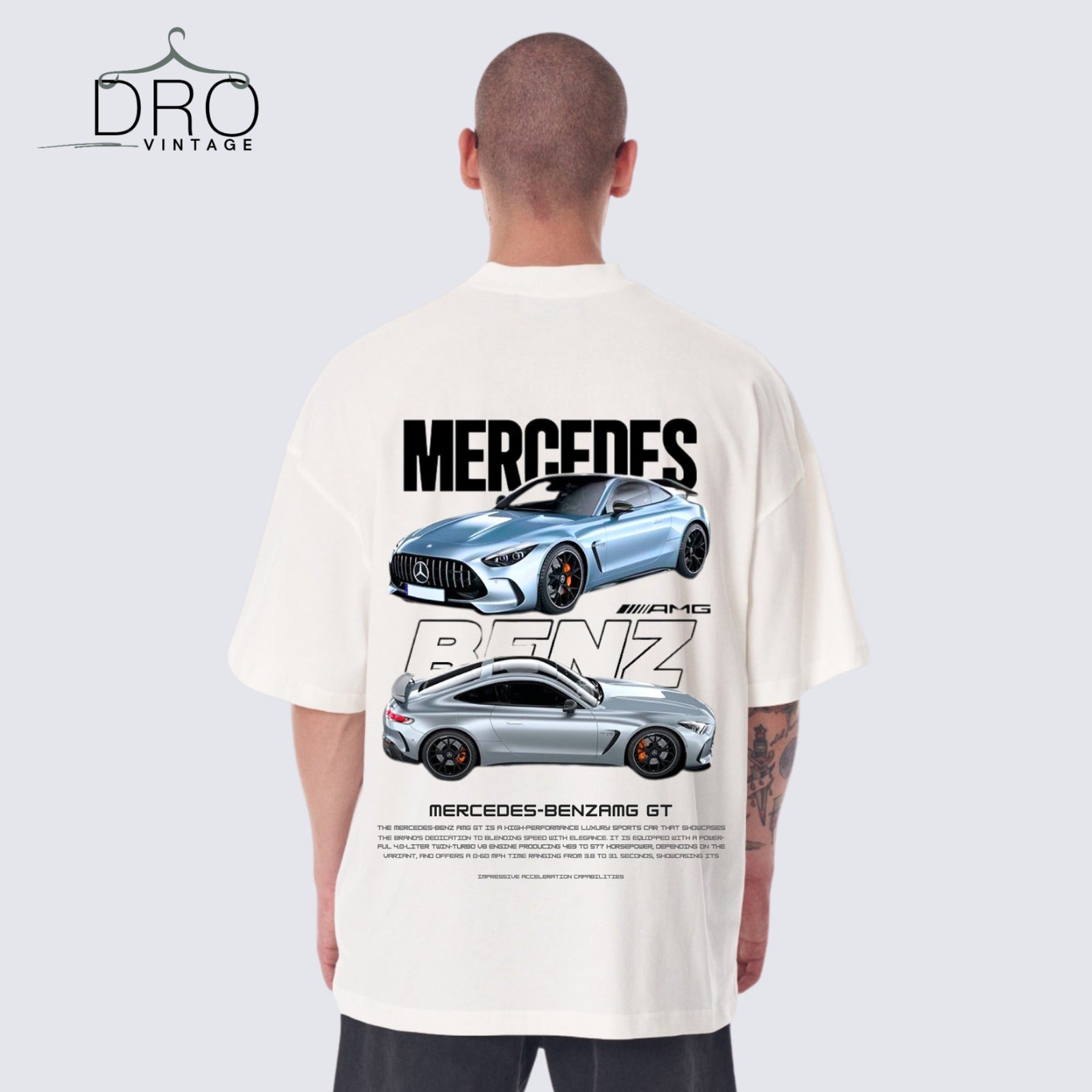 Mercedes-Benz AMG GT T-shirt – Luxury Car Graphic Tee | DRO Vintage