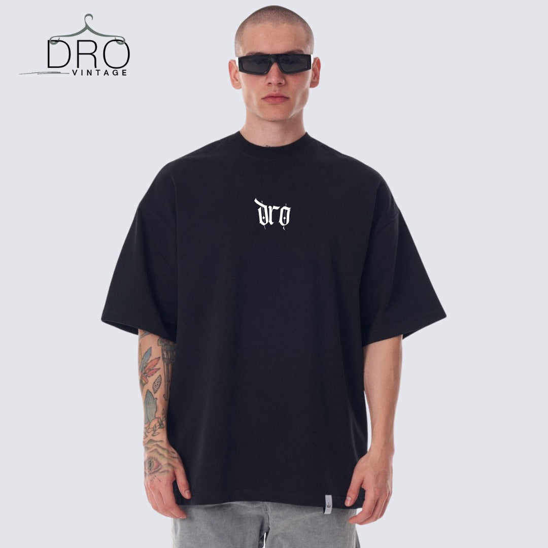 New Supra Black Oversized T-shirts - DRO Vintage