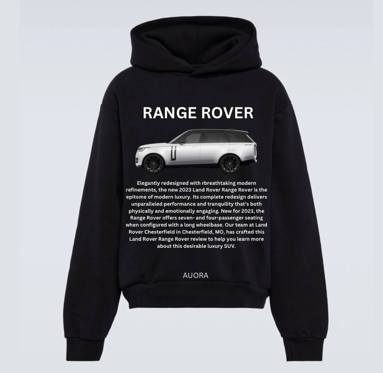 Unisex Hoodie - Range Rover | Comfortable & All Season Wear