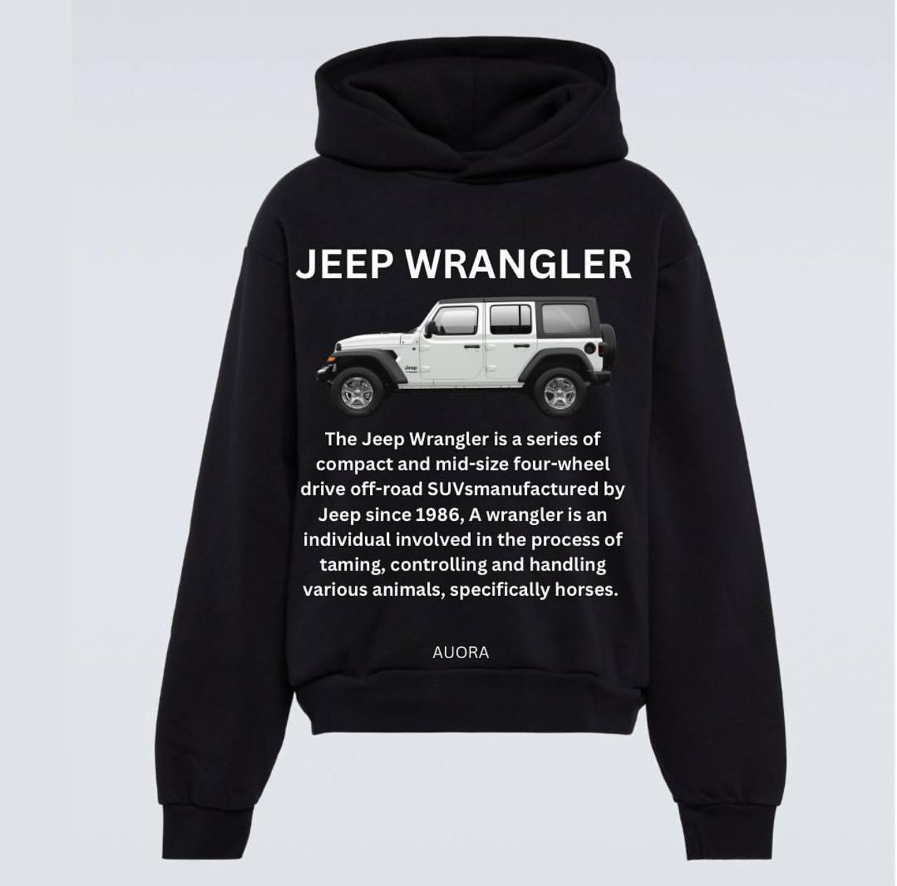 Unisex Hoodie - Jeep Wrangler | Comfortable & All Season Wear