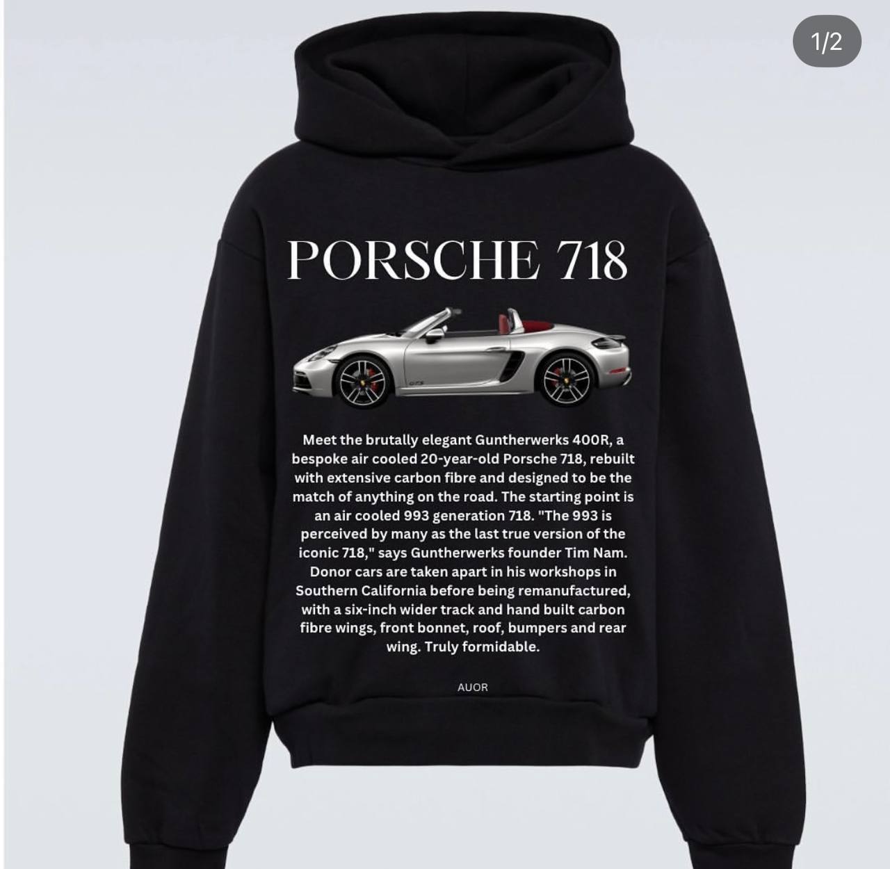 Unisex Hoodie - Porsche 718 | Comfortable & All Season Wear
