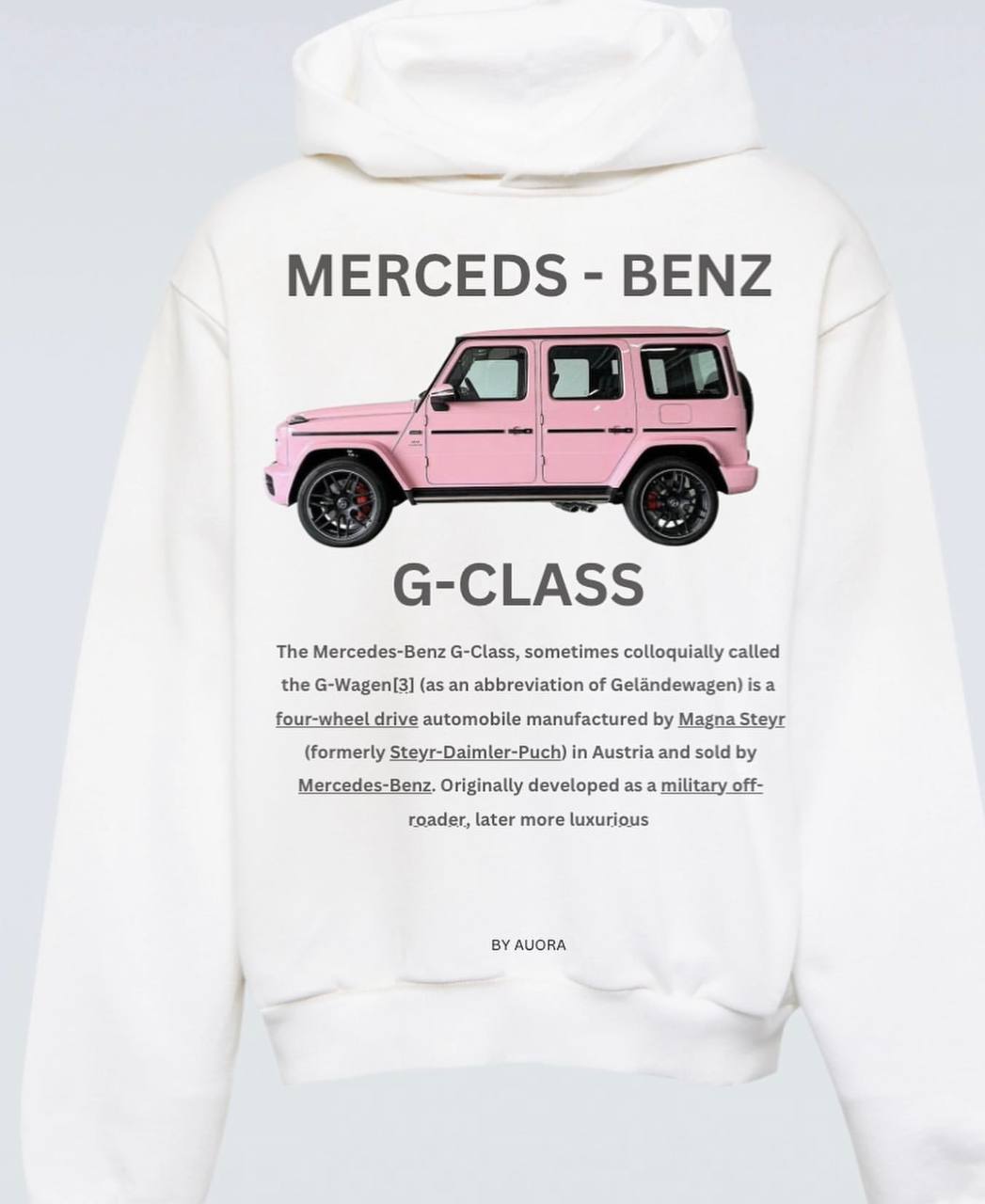 Unisex Hoodie - G-CLASS | Comfortable & All Season Wear