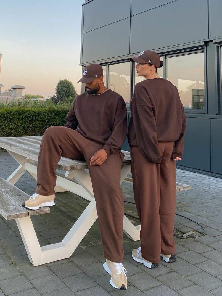 Couples Hoodie - Brown Style | Comfortable & All Season Wear