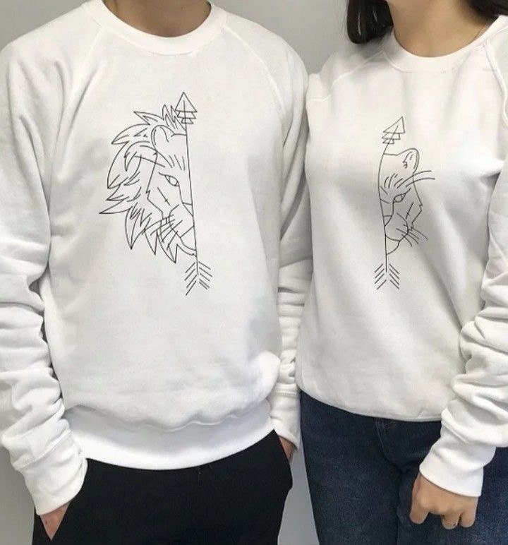 Couples Hoodie - Twins Tiger | Comfortable & All Season Wear