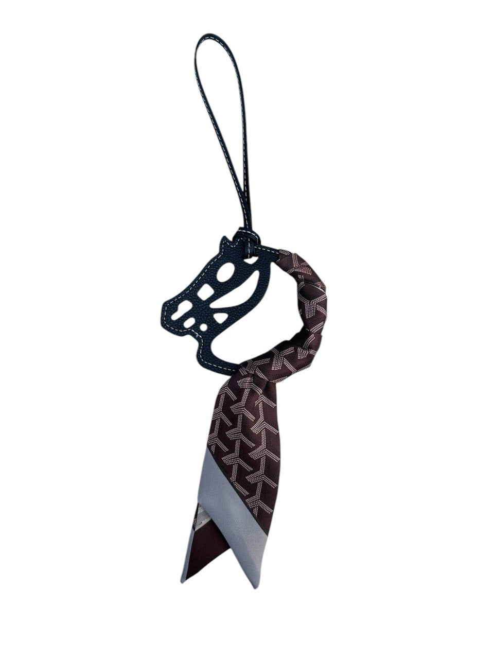 Abstract Leather Bag Charm – A Unique and Artistic Accent