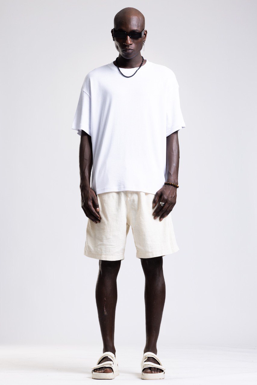 T-Shirt and Linen Shorts