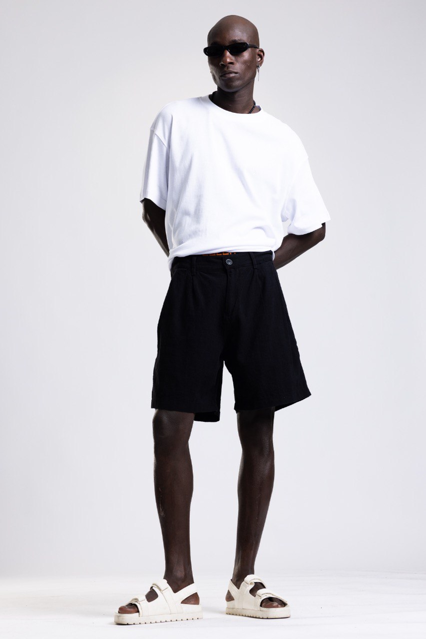 T-Shirt and Linen Shorts